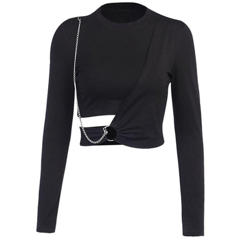 Chain Accessories Long Sleeve T Shirt - Anagoc