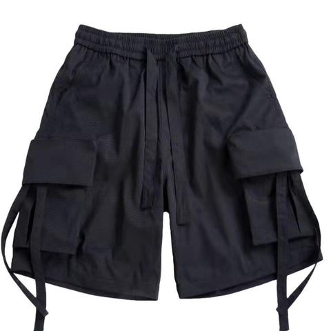 Multi Pockets Overalls Shorts - Anagoc