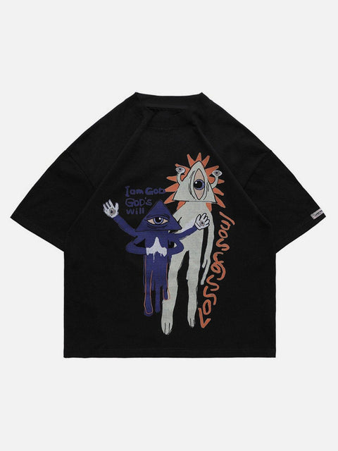 One Eyed Alien Graphic Tee - Anagoc
