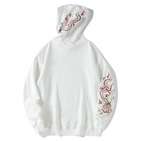 Dragon Embroidery Hoodies - Anagoc