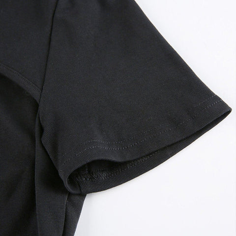 Heart Metal Buckle Hollow Shirt - Anagoc