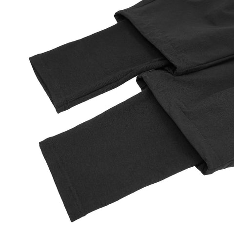 Fake Two Piece Drawstring Pants - Anagoc