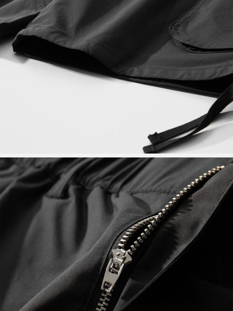 Drawstring Elastic Shorts - Anagoc