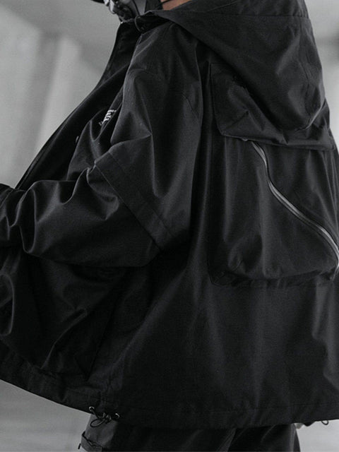 Large Back Pocket Cargo Jacket - Anagoc