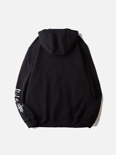 Tilted Zipper Hoodie - Anagoc