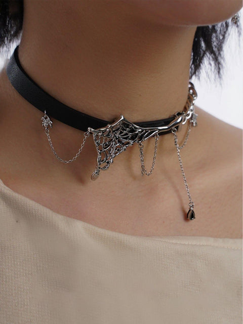 Spider Web Necklace - Anagoc