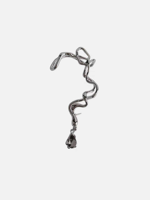 Twisted Line Ear Clips - Anagoc