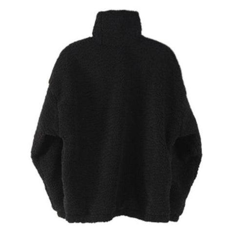 Turtleneck Sherpa Sweatshirt - Anagoc