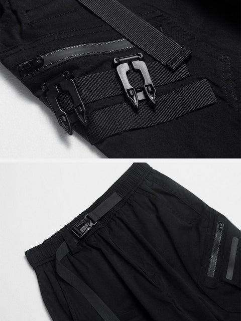 Slant Pocket Skinny Cargo Pants - Anagoc