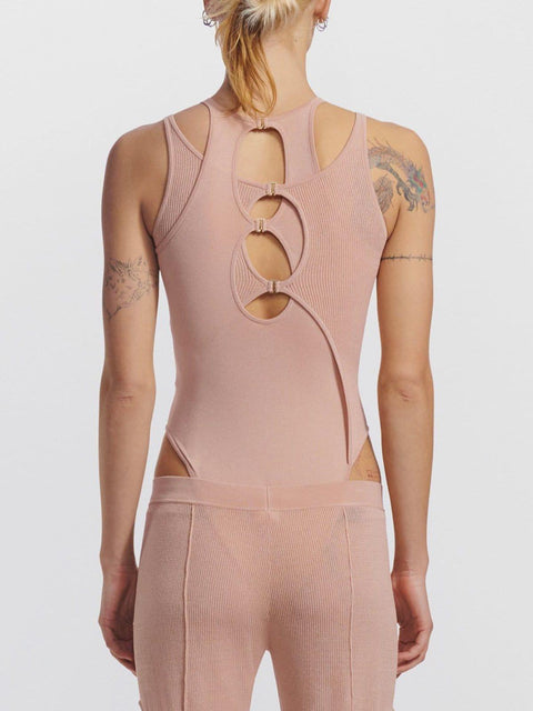 Hollow Elastic Jumpsuit - Anagoc