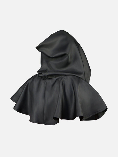 Dark Hooded Cape - Anagoc
