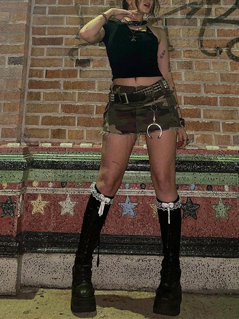 Hollow Short Sleeve Shirt - Anagoc