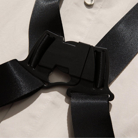 Cross Strap Function Long Sleeve Shirt - Anagoc