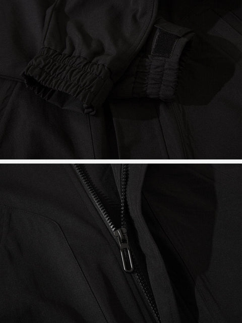 Zip Up Big Pocket Jacket - Anagoc