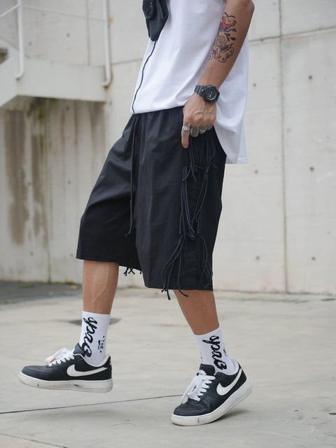 Side Ribbon Shorts - Anagoc