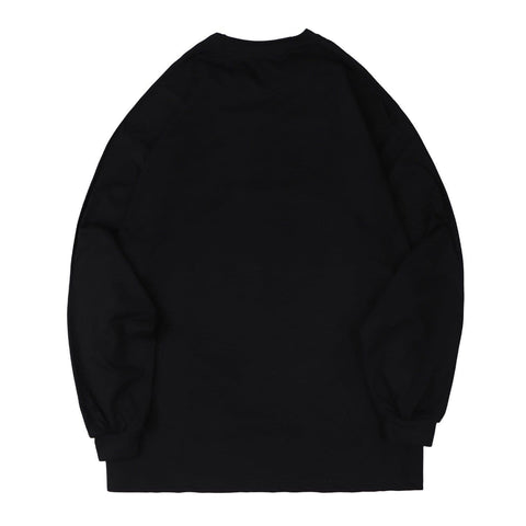 Dark Skeleton Fight Print Sweatshirt - Anagoc