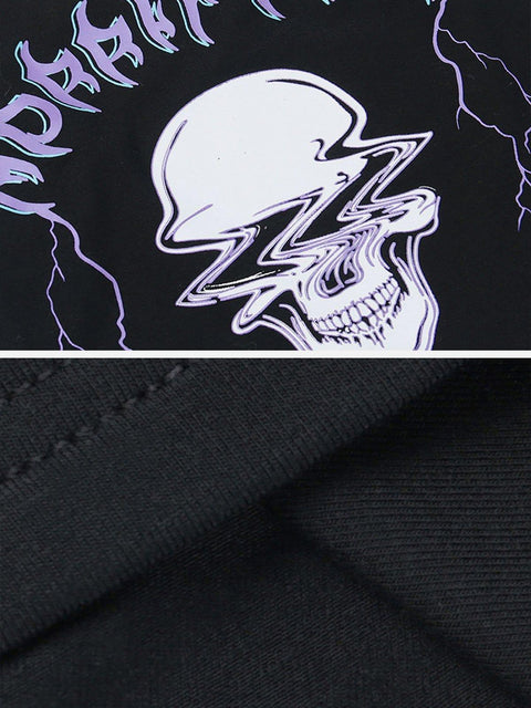 Dark Skull Print Vest - Anagoc