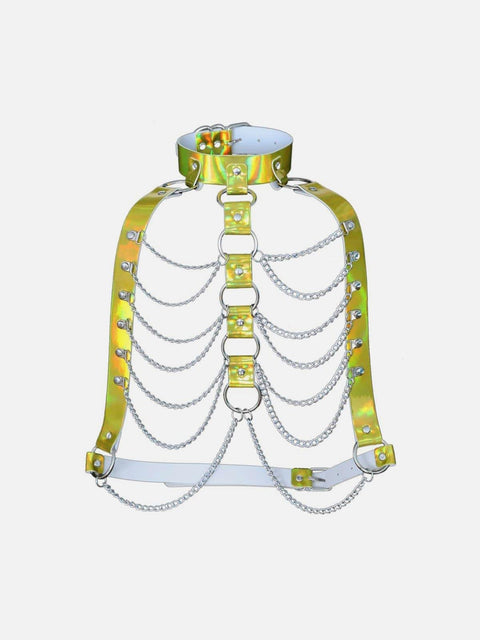 Laser Metal Chain Belt - Anagoc