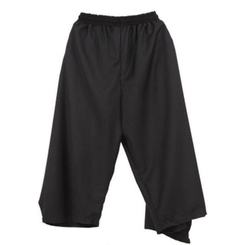 Drawstring Culottes Pants - Anagoc