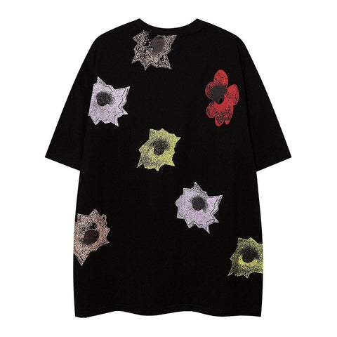 Flower Letters Graphic Tee - Anagoc