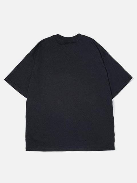 Alphabet Face Graphic Tee - Anagoc