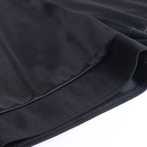 Dark Cross Print High-waist Pleated Skirt - Anagoc