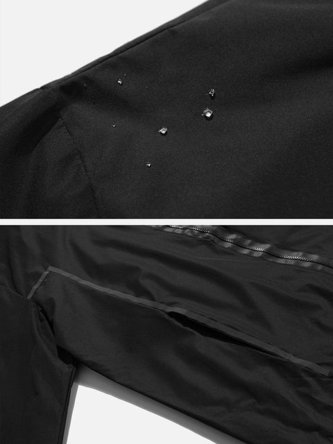 Reflective Strip Zip Up Jacket - Anagoc