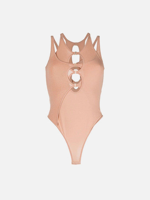 Hollow Elastic Jumpsuit - Anagoc