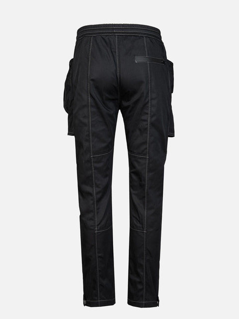 Side Zip Up Fake Two Cargo Pants - Anagoc