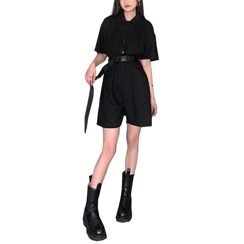 Dark Personalized Belt Jumpsuit - Anagoc
