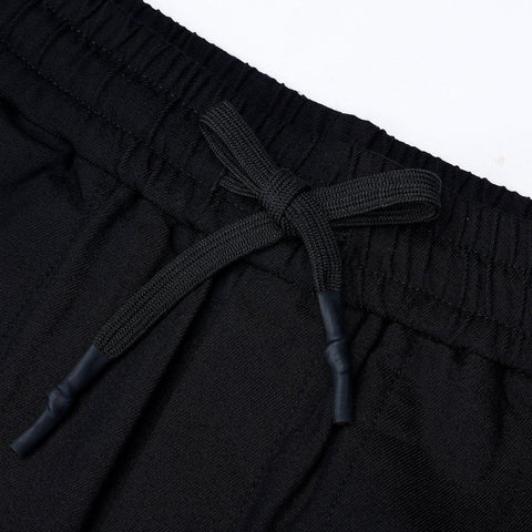 Side Patchwork PU Cargo Pants - Anagoc