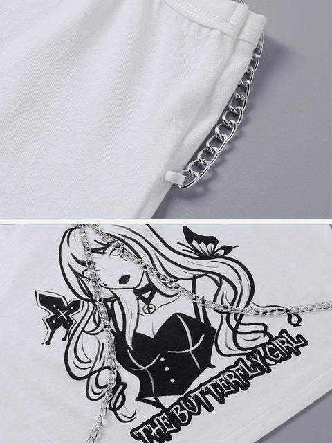 Butterfly Girl Chain Vest - Anagoc