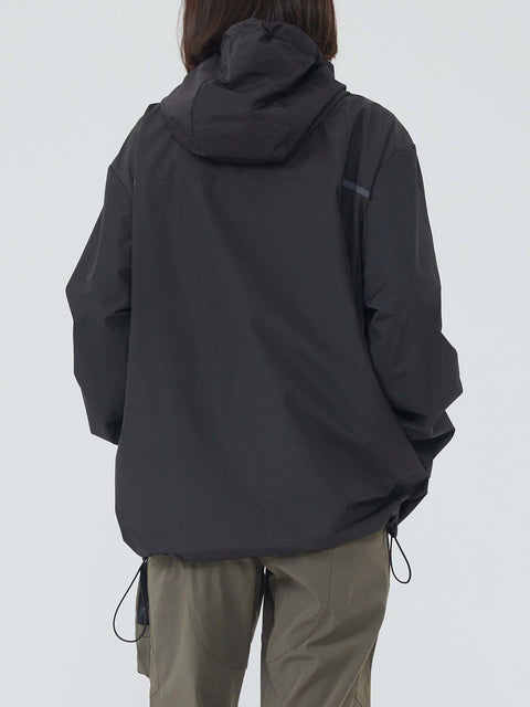 Reflective Strip Zip Up Jacket - Anagoc