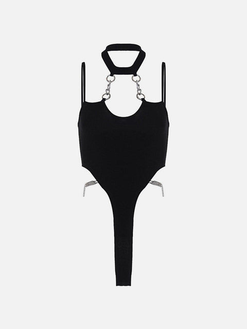 Hollow Chain Jumpsuit - Anagoc