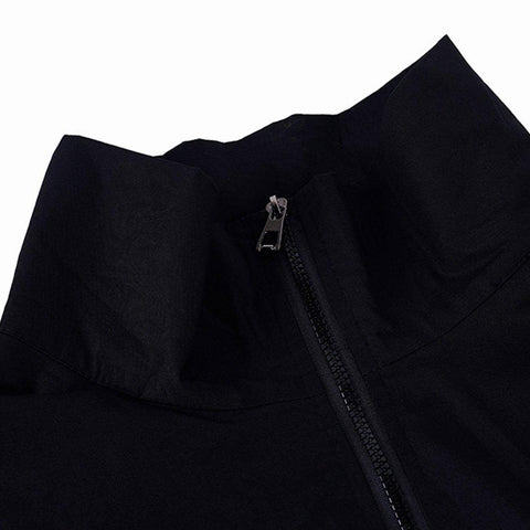 Turtleneck Drawstring Coat - Anagoc