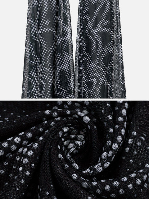 Mesh See-Through Speaker Pant - Anagoc