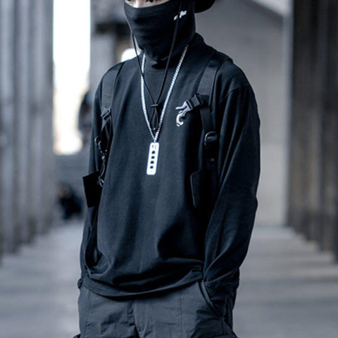 Letter Print Sweatshirt - Anagoc