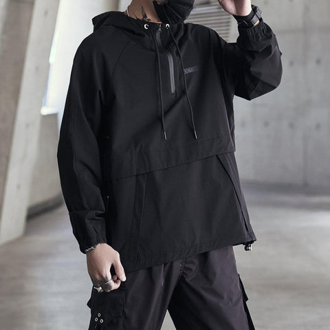 Ninja Dark Side Zipper Cargo Jacket - Anagoc