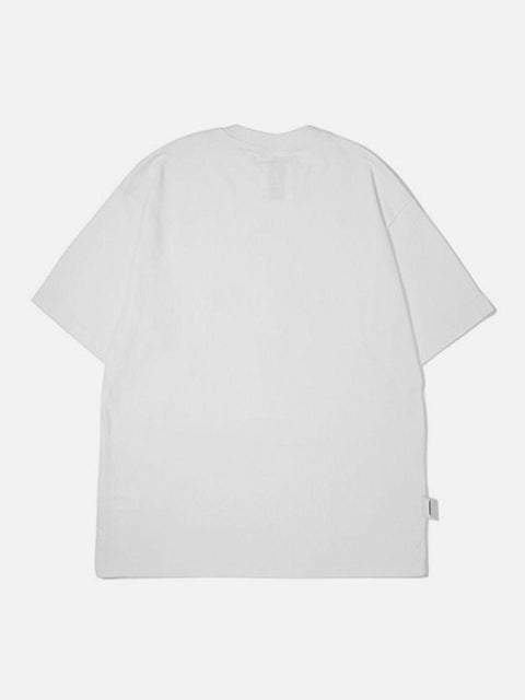 Alphabet Face Graphic Tee - Anagoc
