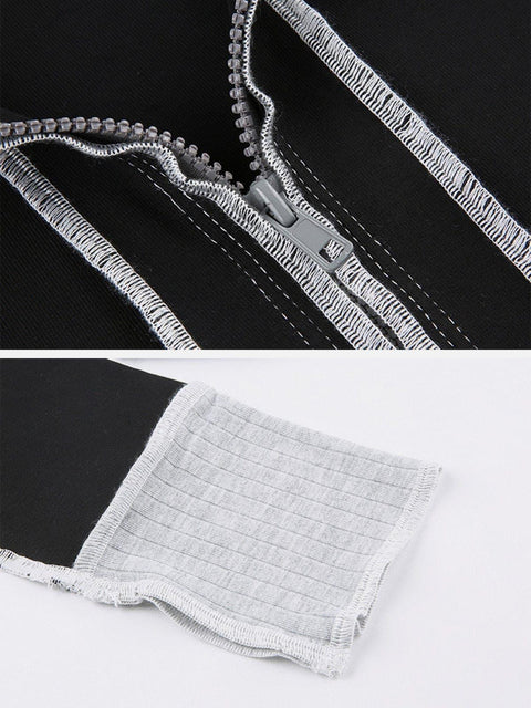 Sewing Thread Long Sleeve T Shirts - Anagoc