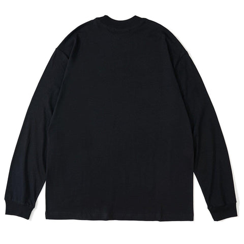 Dark Psychedelic Humanoid Print Oversized Sweatshirt - Anagoc