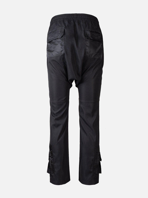 Patchwork Flap Pocket Cargo Pants - Anagoc