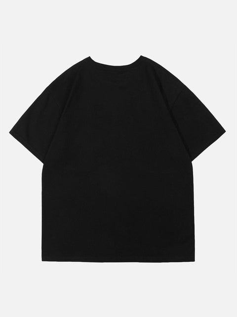 Anime Cartoon Print Tee - Anagoc