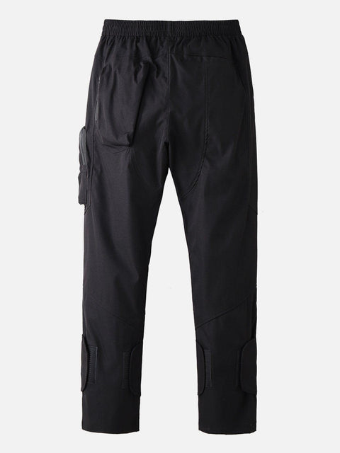 Multi Pockets Straight Cargo Pants - Anagoc