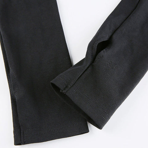 Heart Metal Buckle Hollow Shirt - Anagoc