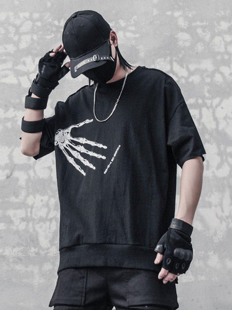 Hand Bone Graphic Tee - Anagoc