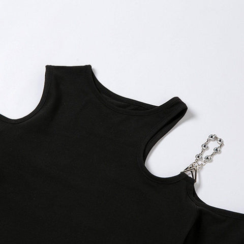 Sexy Off The Shoulder Long Sleeve T Shirt - Anagoc