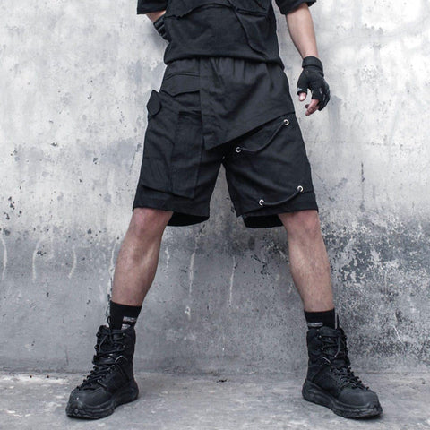 Functional Asymmetric Rope Shorts - Anagoc