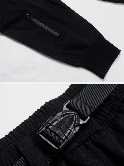 Slant Pocket Skinny Cargo Pants - Anagoc