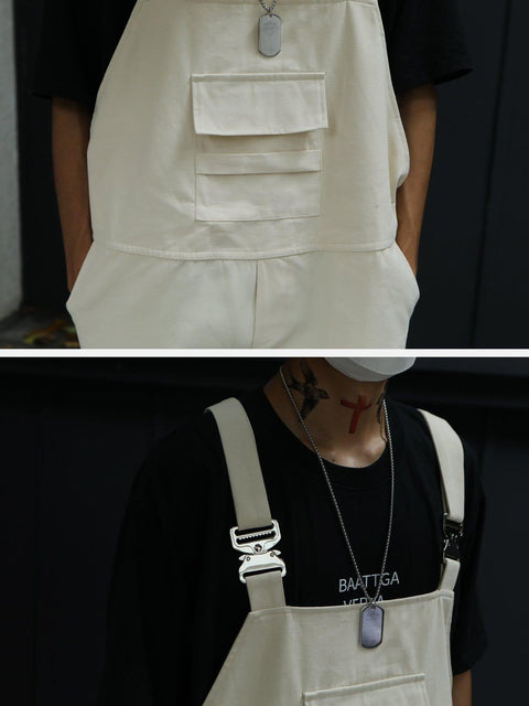 Detachable Pant Legs Overalls - Anagoc